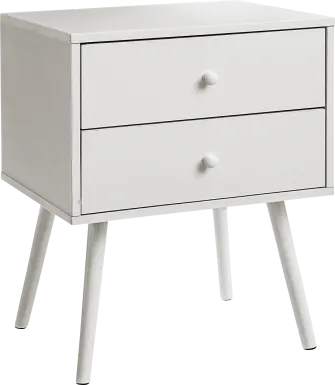 Goldmann White Nightstand