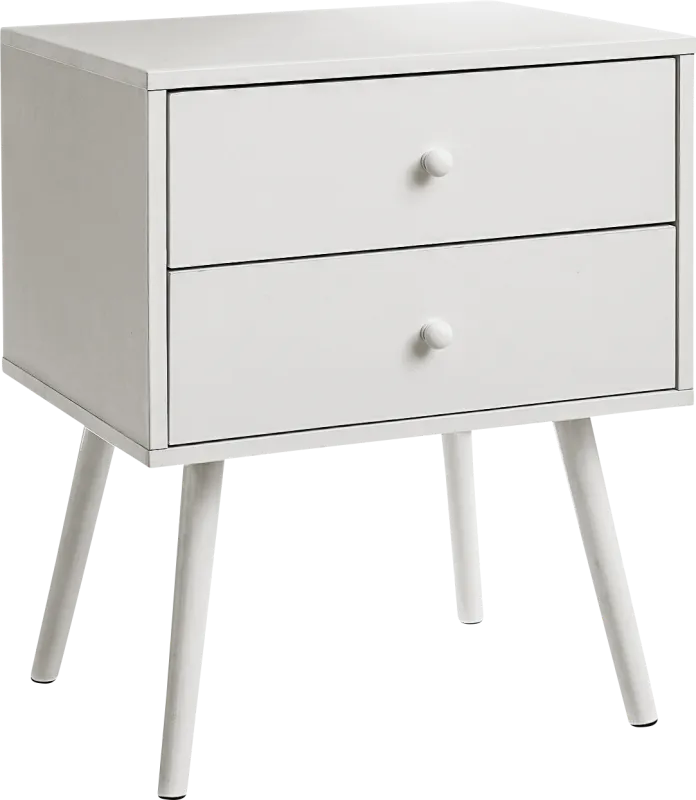 Goldmann White Nightstand