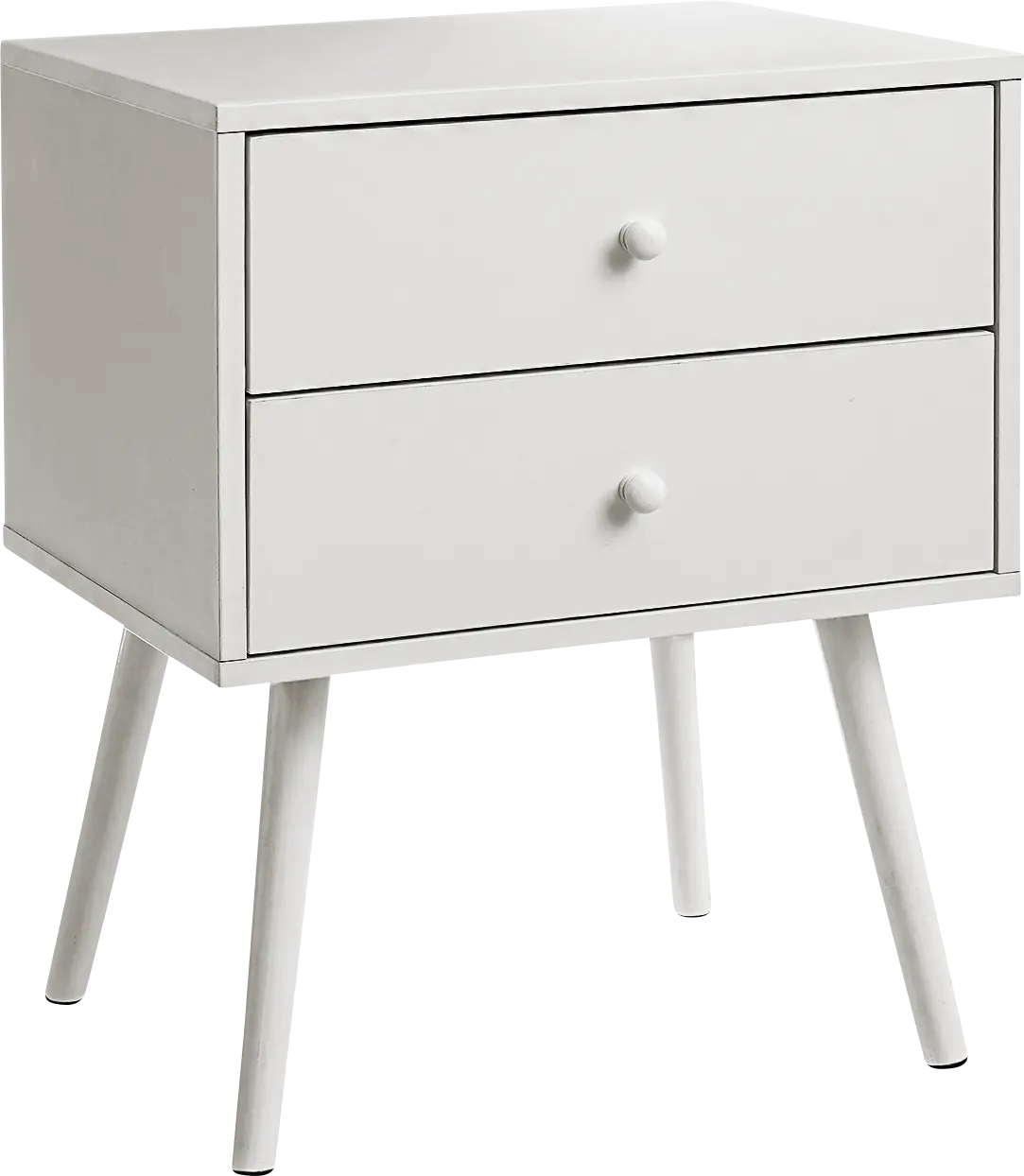 Goldmann White Nightstand