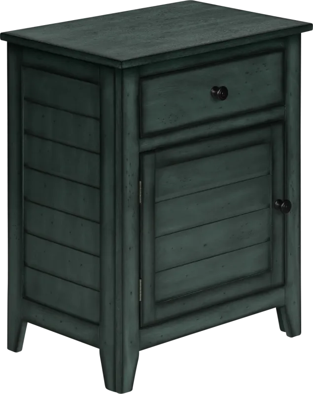 Nighten Dark Blue Nightstand