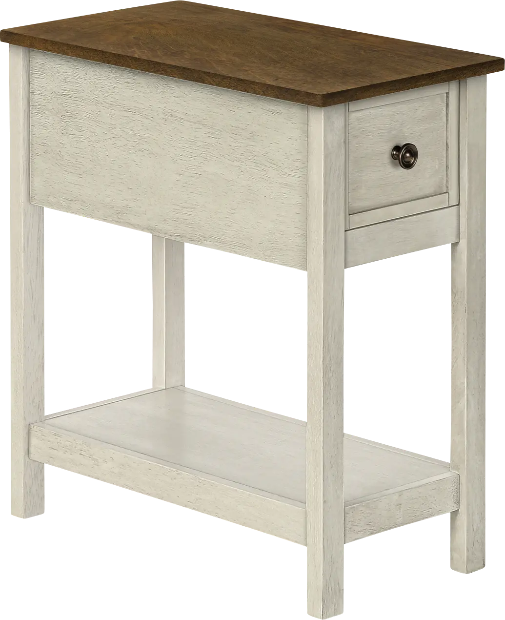 Marblesys White Nightstand