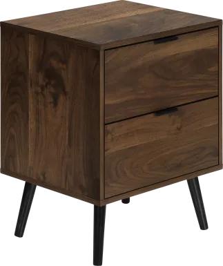 Beeworth Dark Brown Nightstand