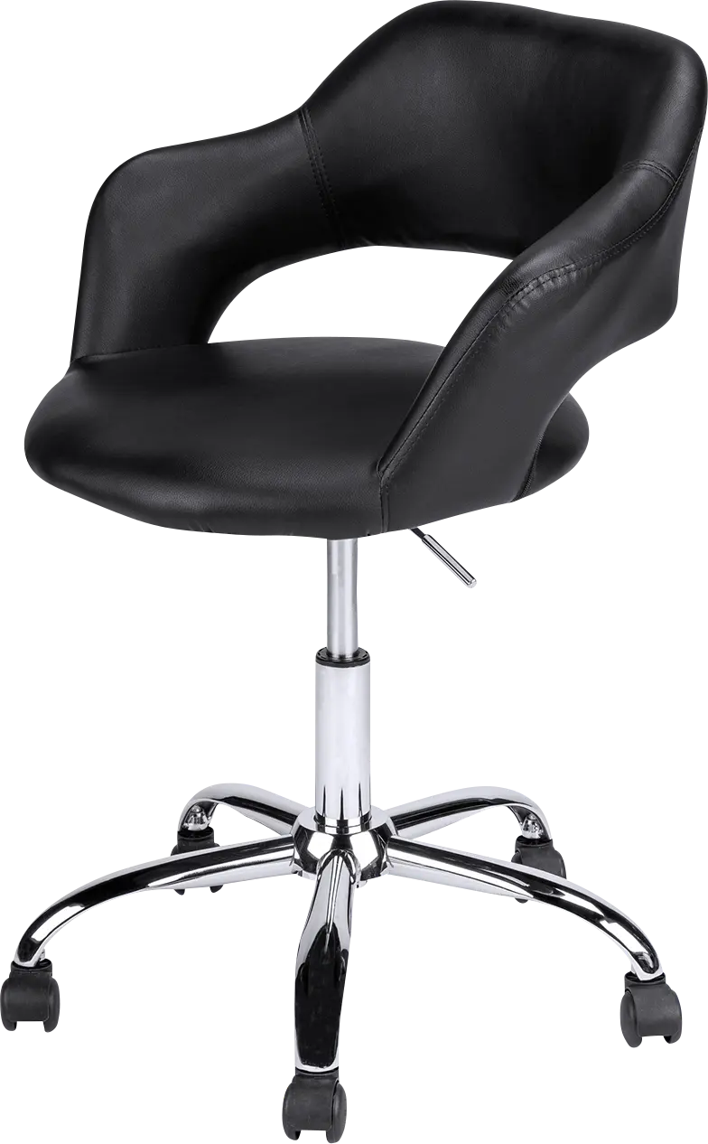 Purplelight Black Office Chair