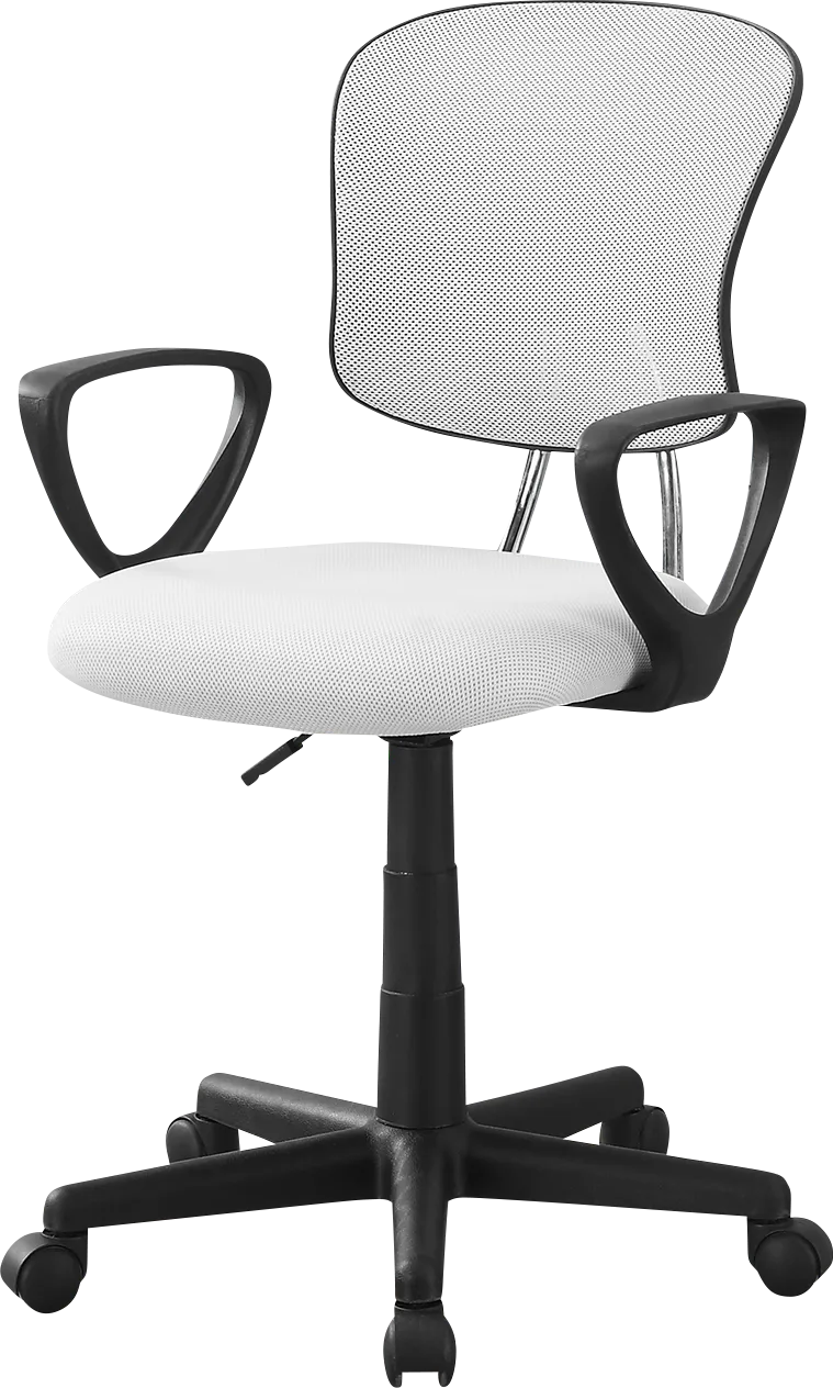 Lifetechs White Office Chair - Image 1