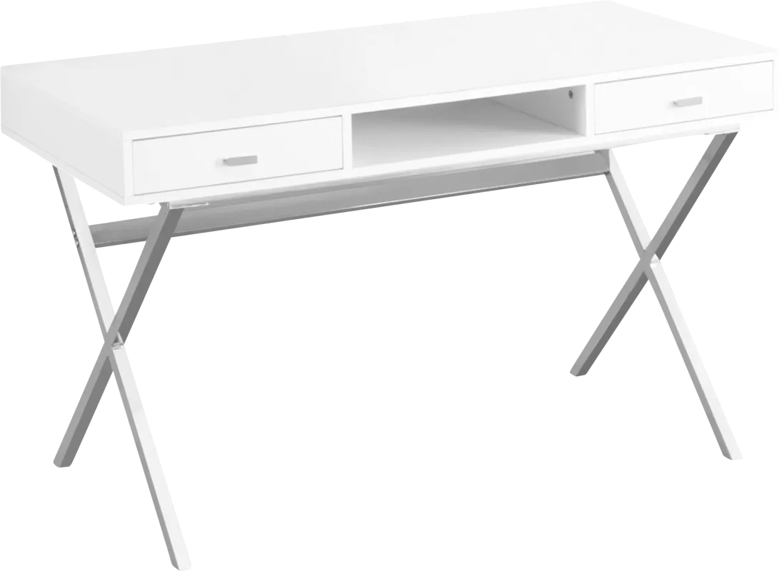 Pearlpointy White Desk