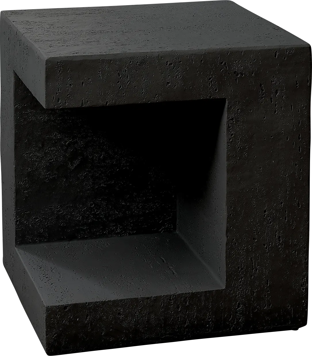 Outdoor Spheremart Black End Table
