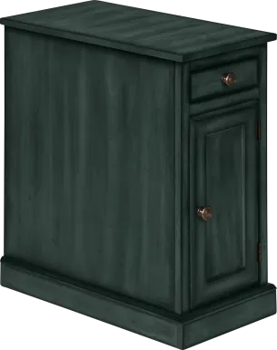 Hooktube Dark Blue Nightstand