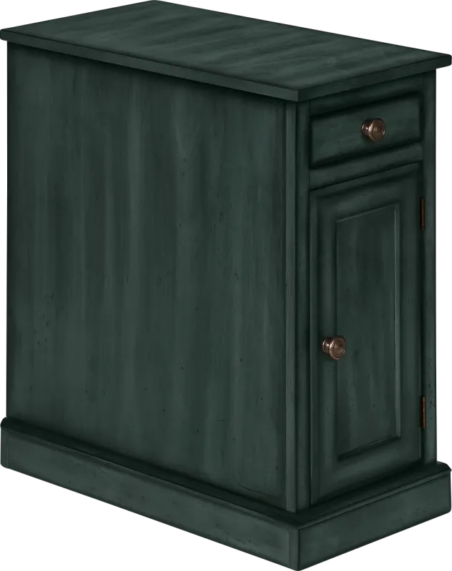 Hooktube Dark Blue Nightstand