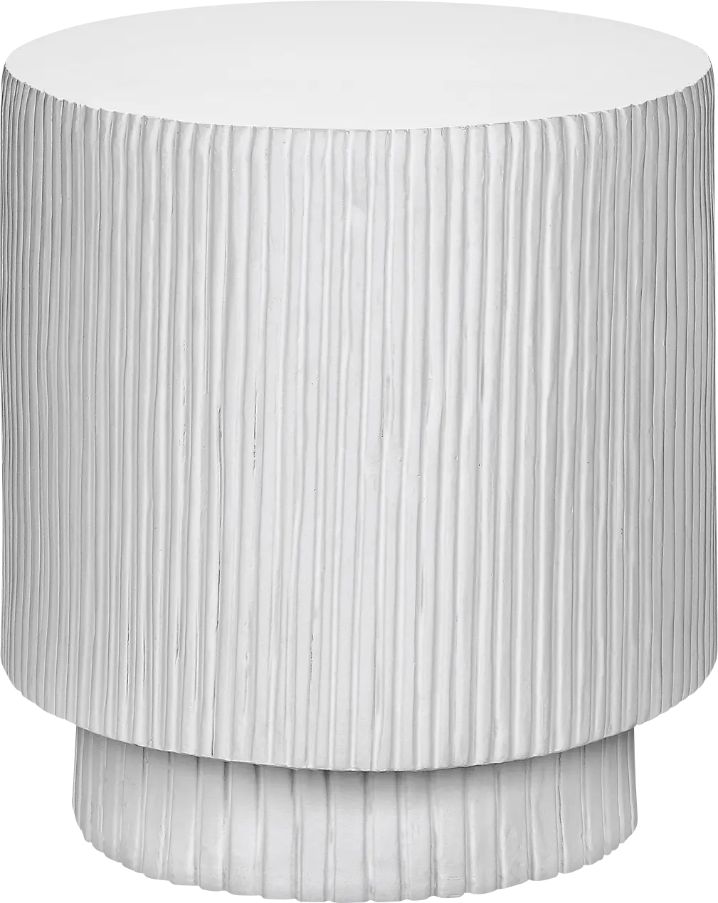 Outdoor Tucany White End Table