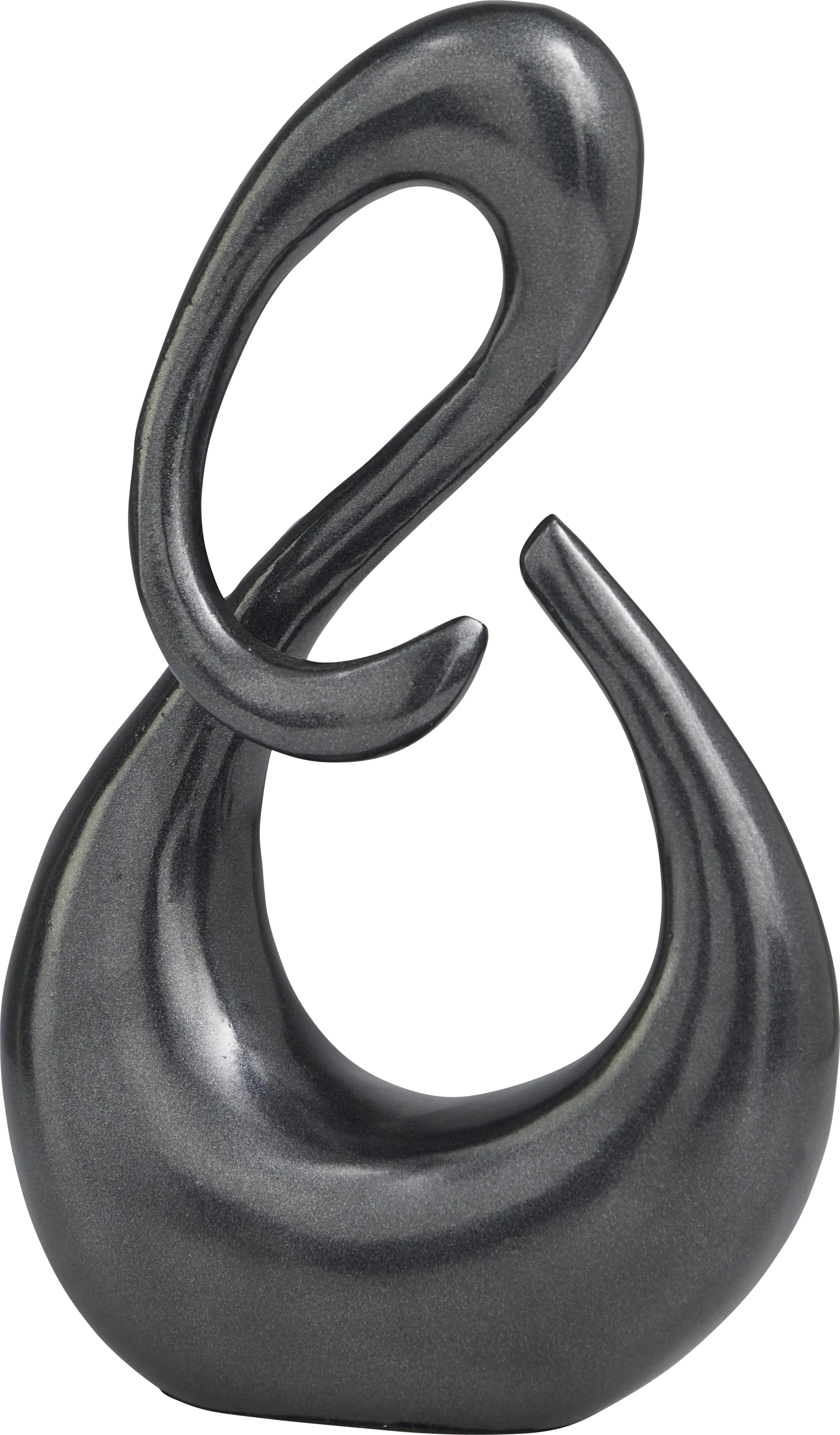 Varsem Dark Gray Sculpture - Image 1