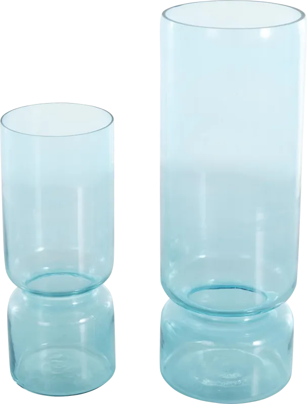 Halmi Blue Vase, Set of 2