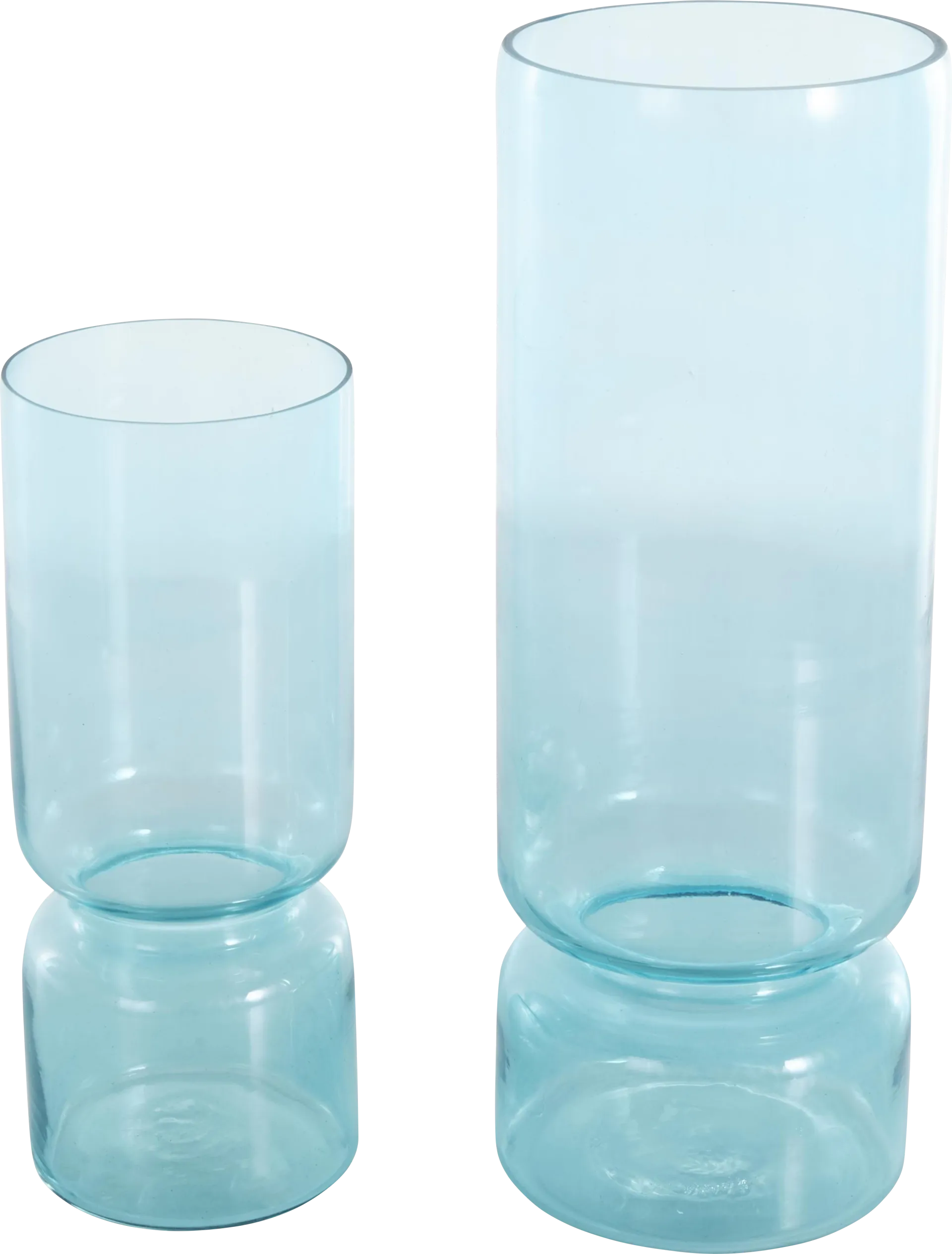 Halmi Blue Vase, Set of 2 - Image 1