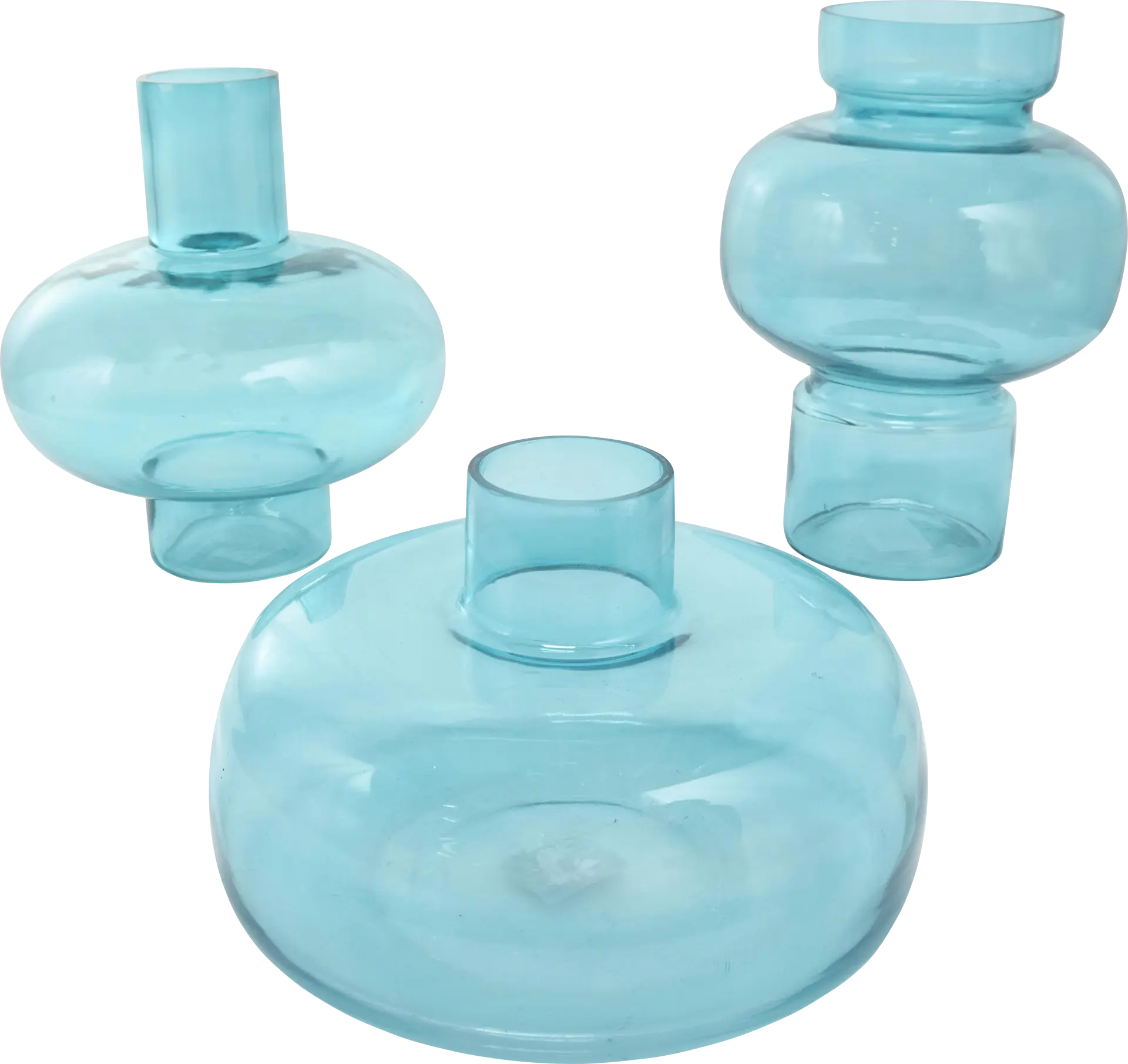 Xaleo Blue Vase, Set of 3