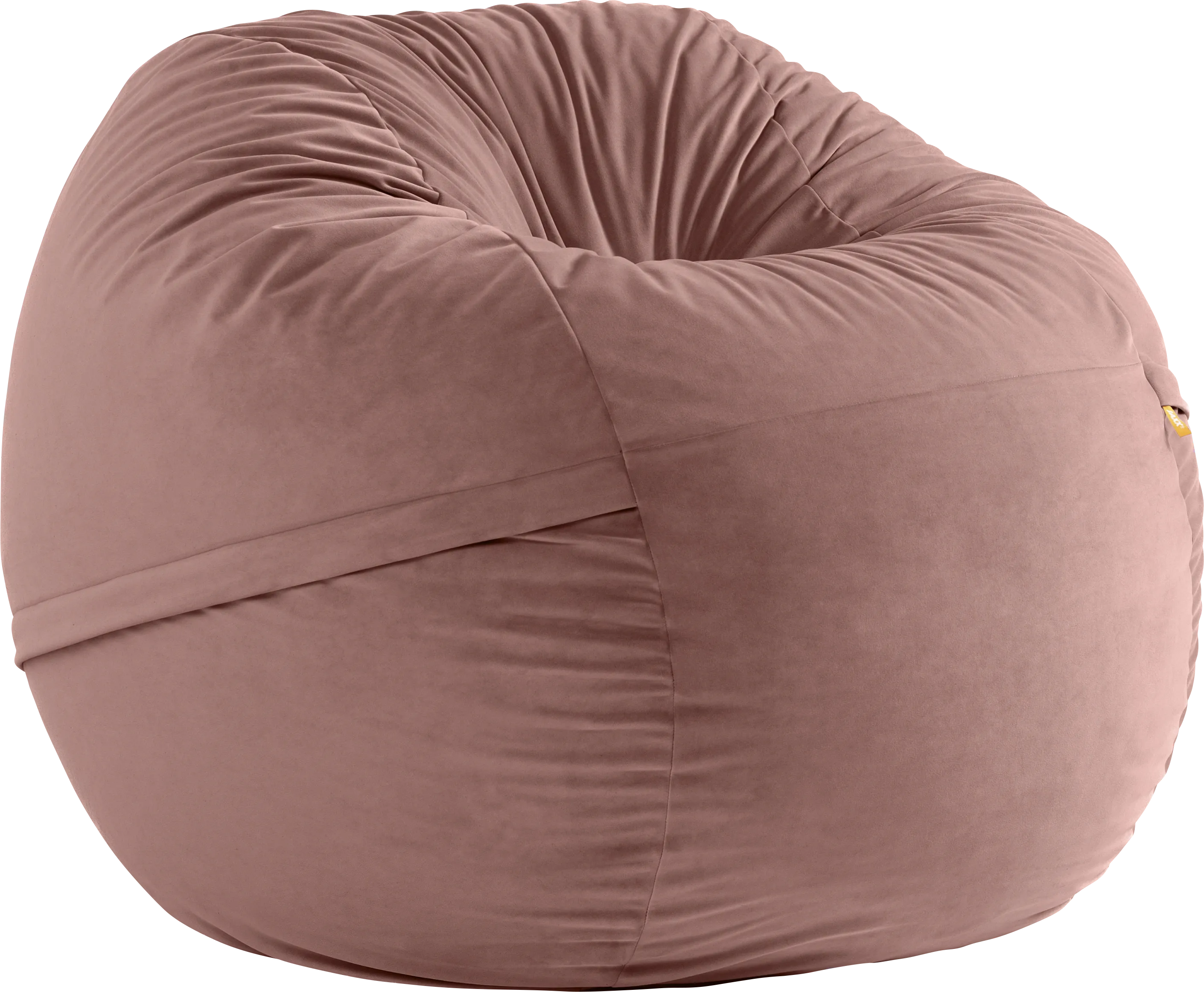 Savenu II Mauve Large Bean Bag Chair - Thumbnail - Image 1