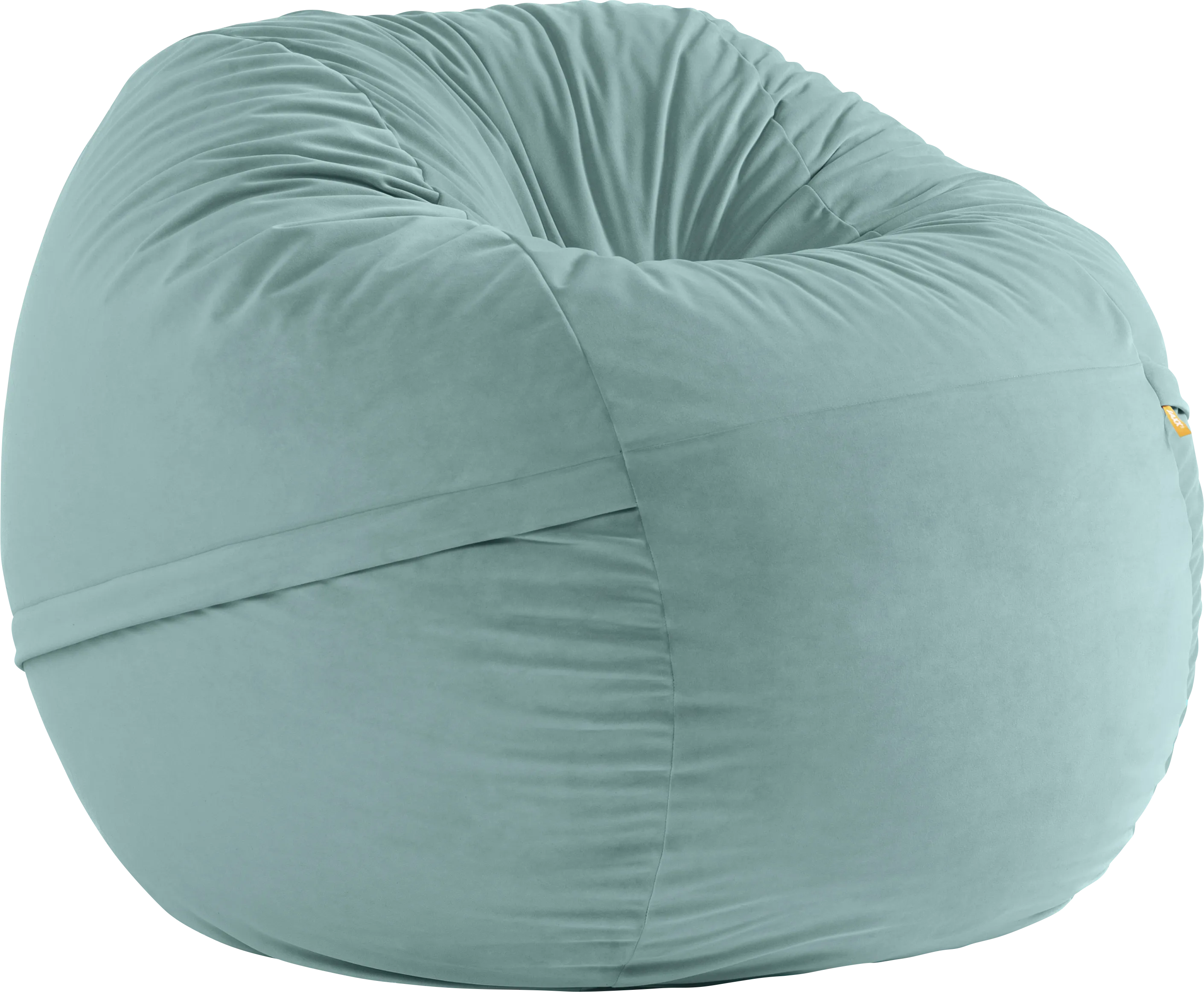 Savenu II Turquoise Large Bean Bag Chair - Thumbnail - Image 1