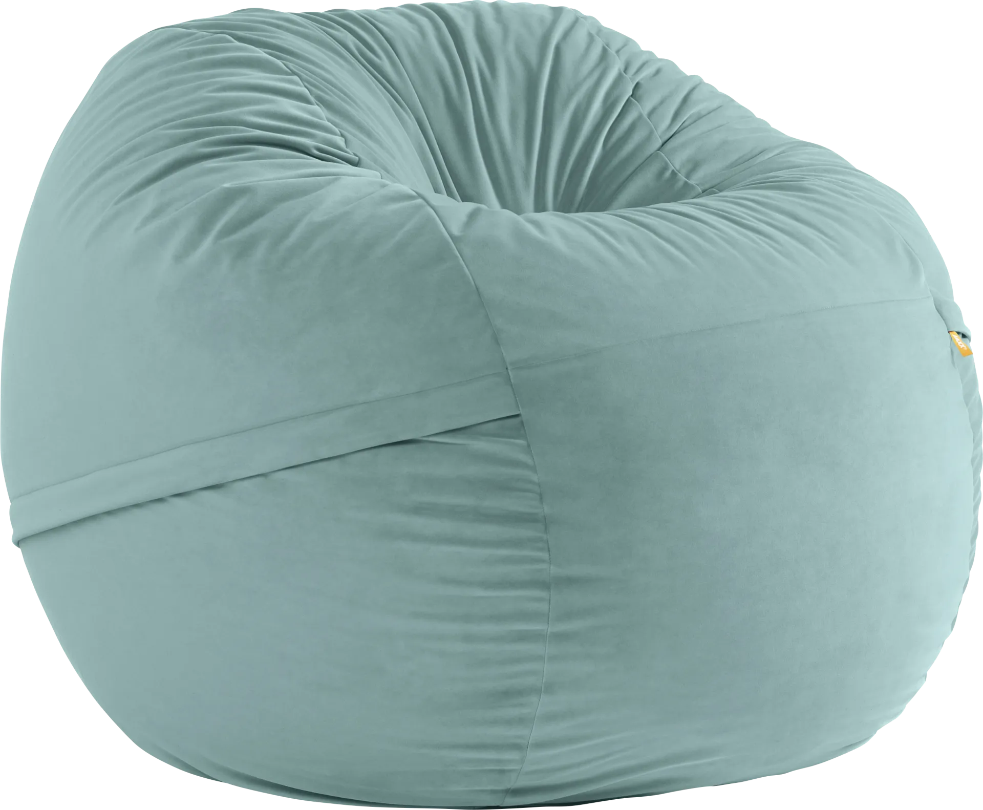 Savenu II Turquoise Large Bean Bag Chair - Image 1