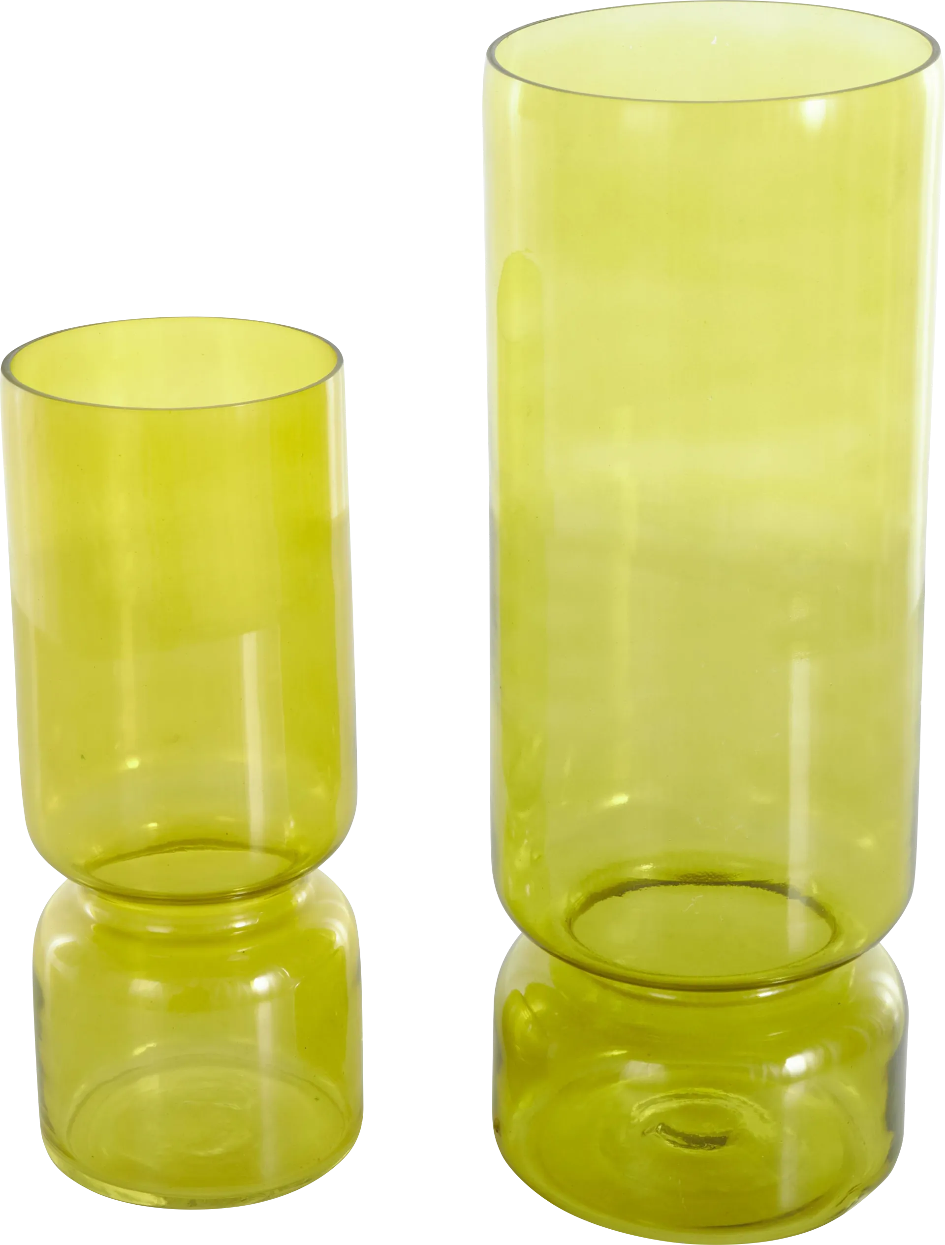 Halmi Green Vase, Set of 2 - Image 1