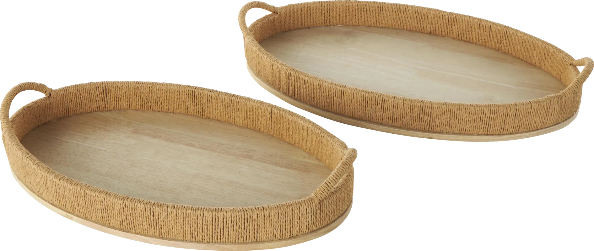 Sothea Brown Tray, Set of 2