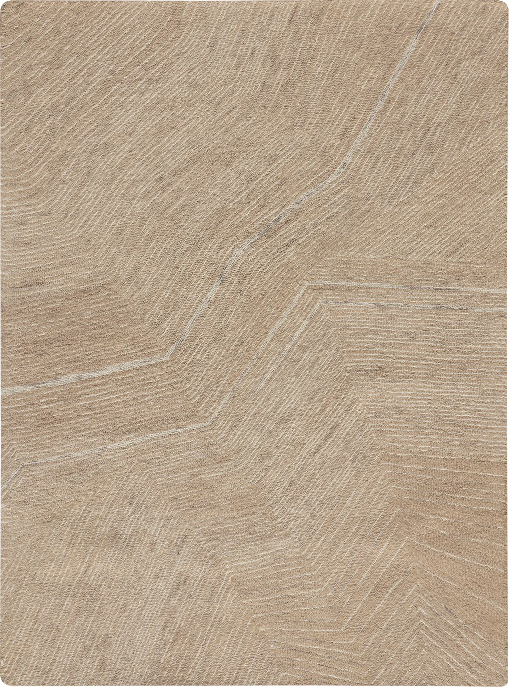 Glided Dunes Brown 7'9 x 9'9 Rug