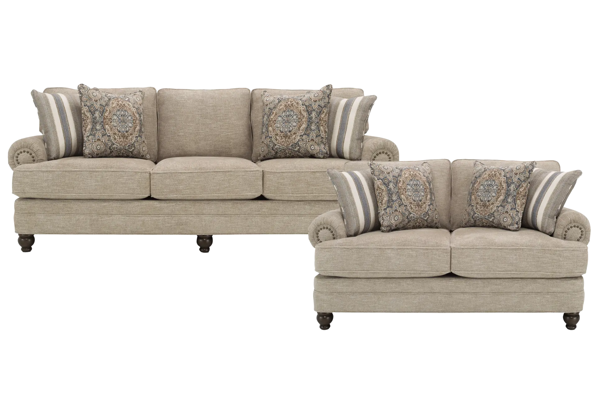 Mansfield Linen 2 Pc Living Room