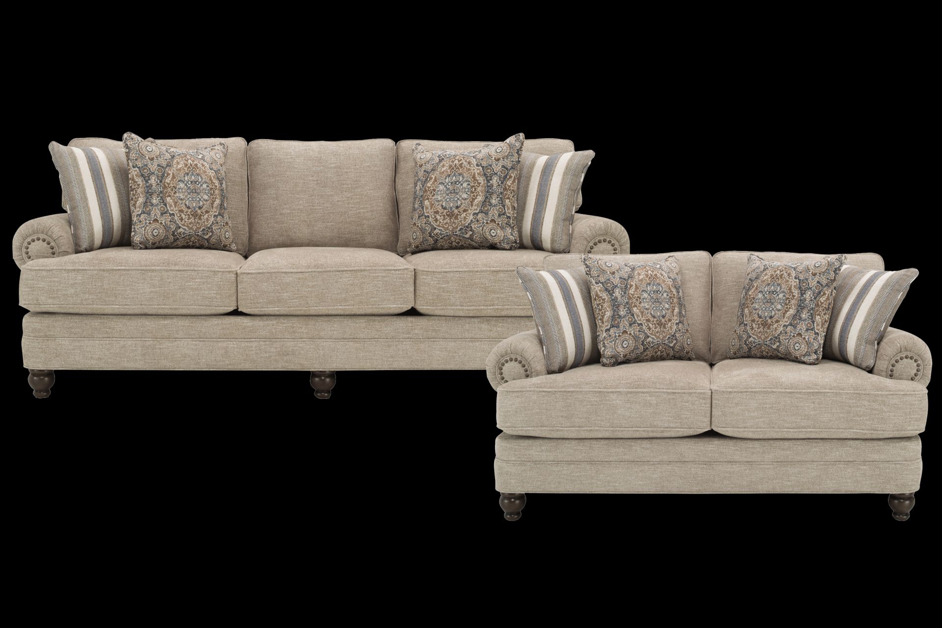 Mansfield Linen 2 Pc Living Room - Image 1