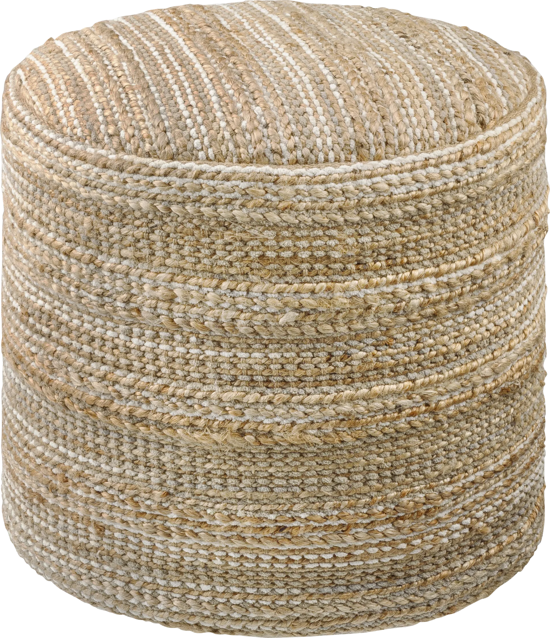 Esco Natural Pouf - Image 1