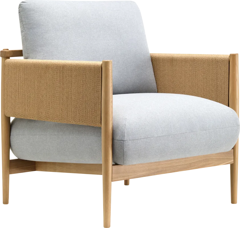 Itano I Light Blue Accent Chair