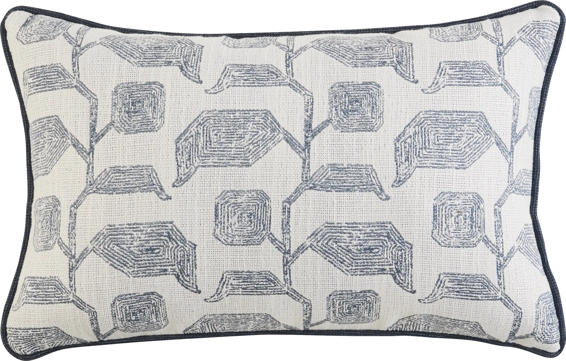 Lola Slate Blue Indoor/Outdoor Kidney Pillow