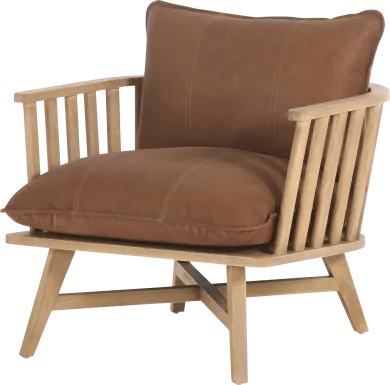 Apricio Brown Accent Chair