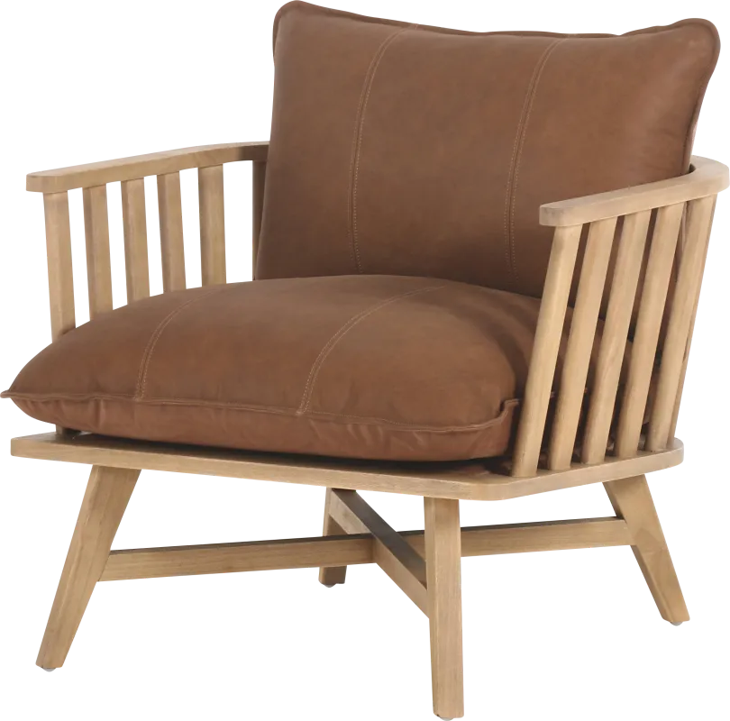 Apricio Brown Accent Chair