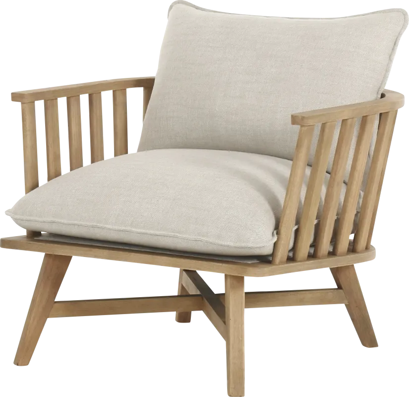 Apricio Beige Accent Chair
