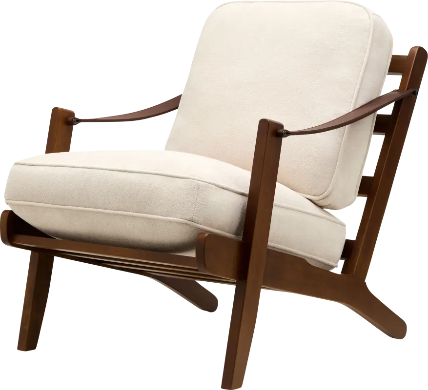 Ambos Beige Accent Chair