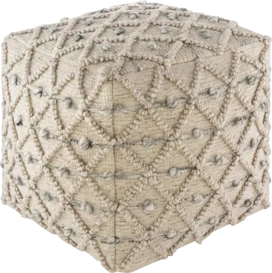 Baiul Beige Pouf