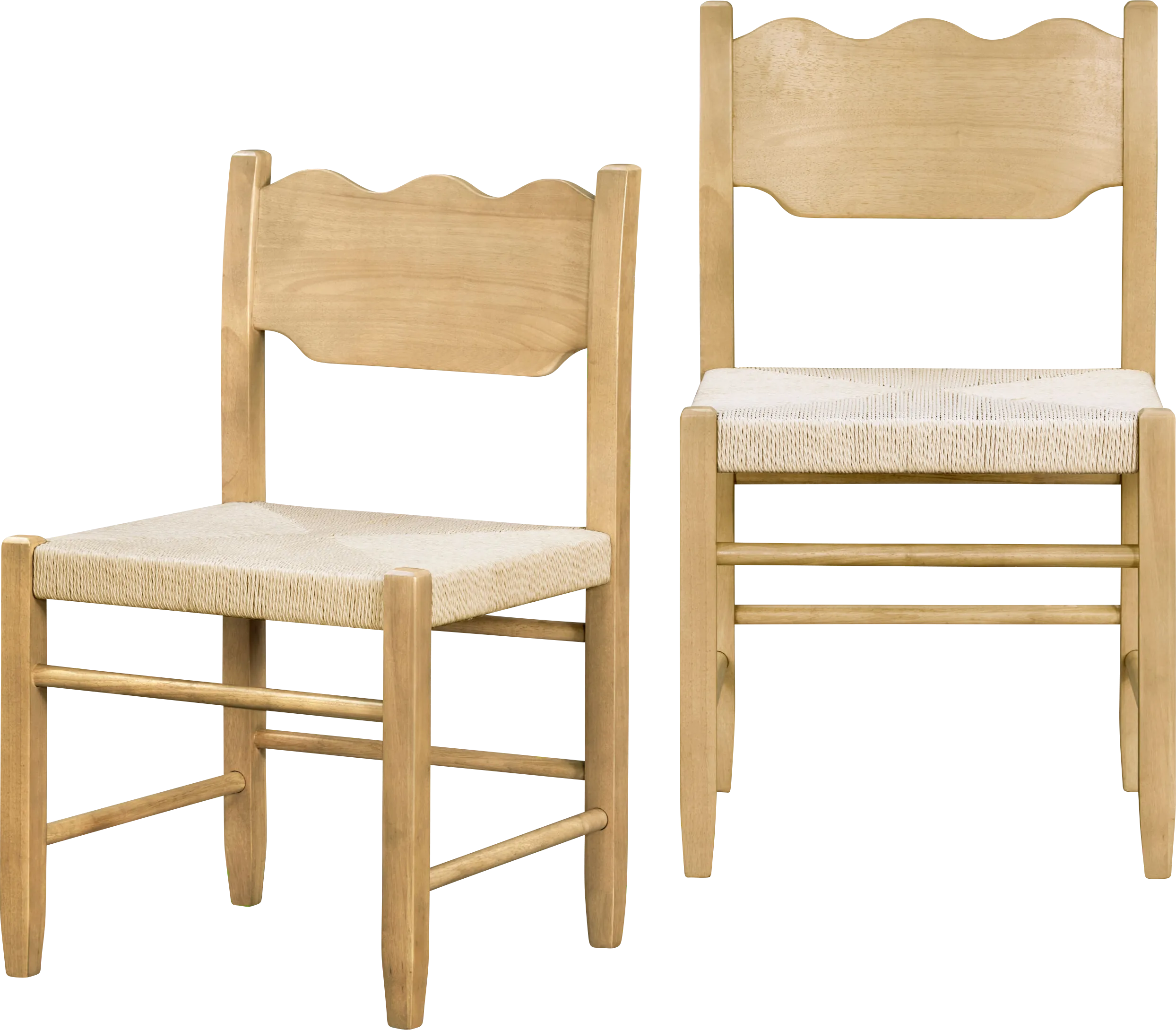 Friso Brown Side Chair, Set of 2 - Thumbnail - Image 1