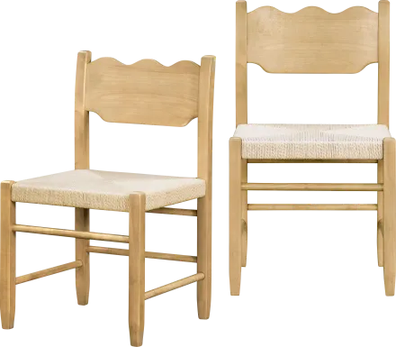 Friso Brown Side Chair, Set of 2