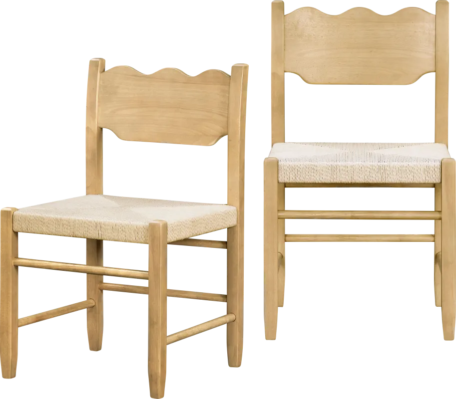 Friso Brown Side Chair, Set of 2