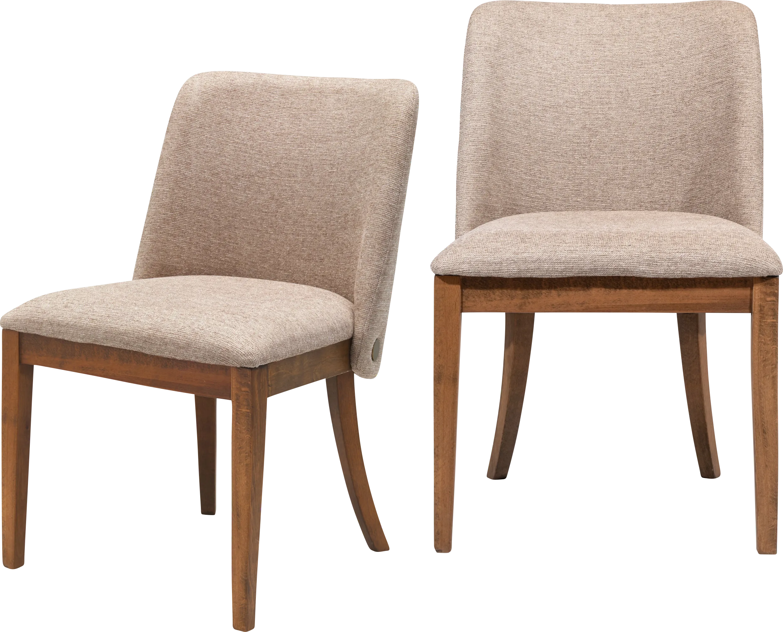 Cassio Brown Side Chair Set of 2 - Thumbnail - Image 1