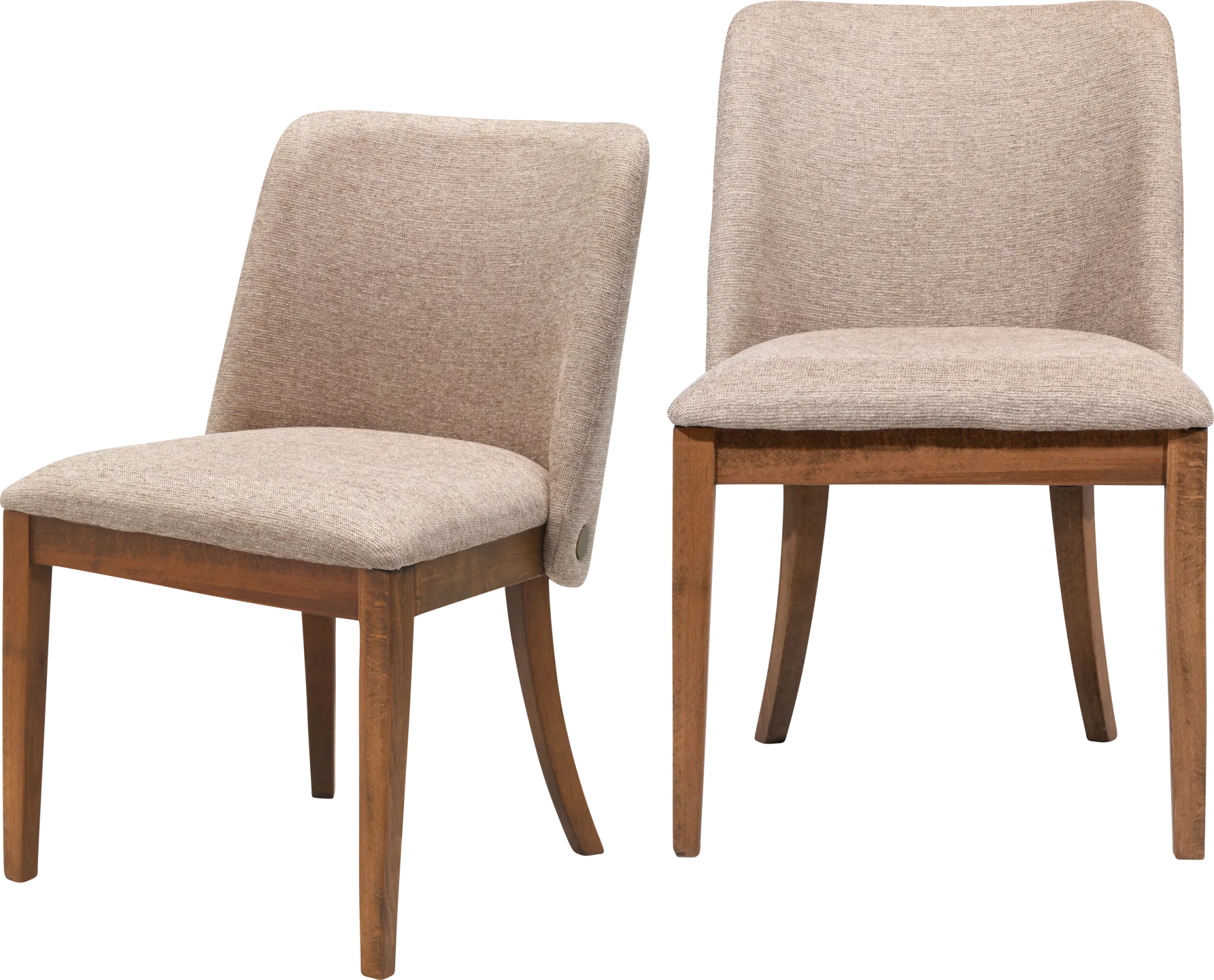 Cassio Brown Side Chair Set of 2 - Image 1