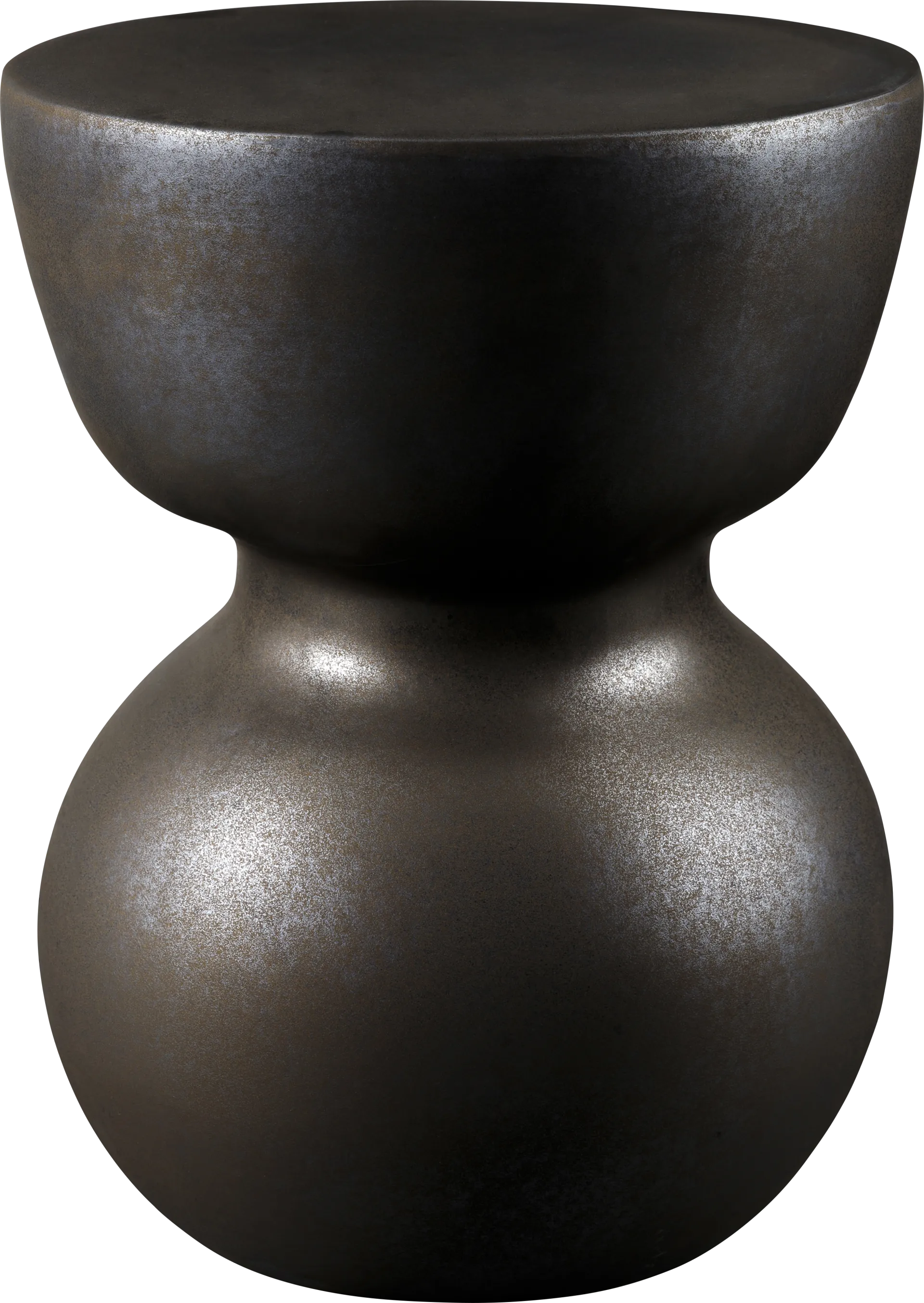 Outdoor Cenzy Charcoal Garden Stool - Image 1