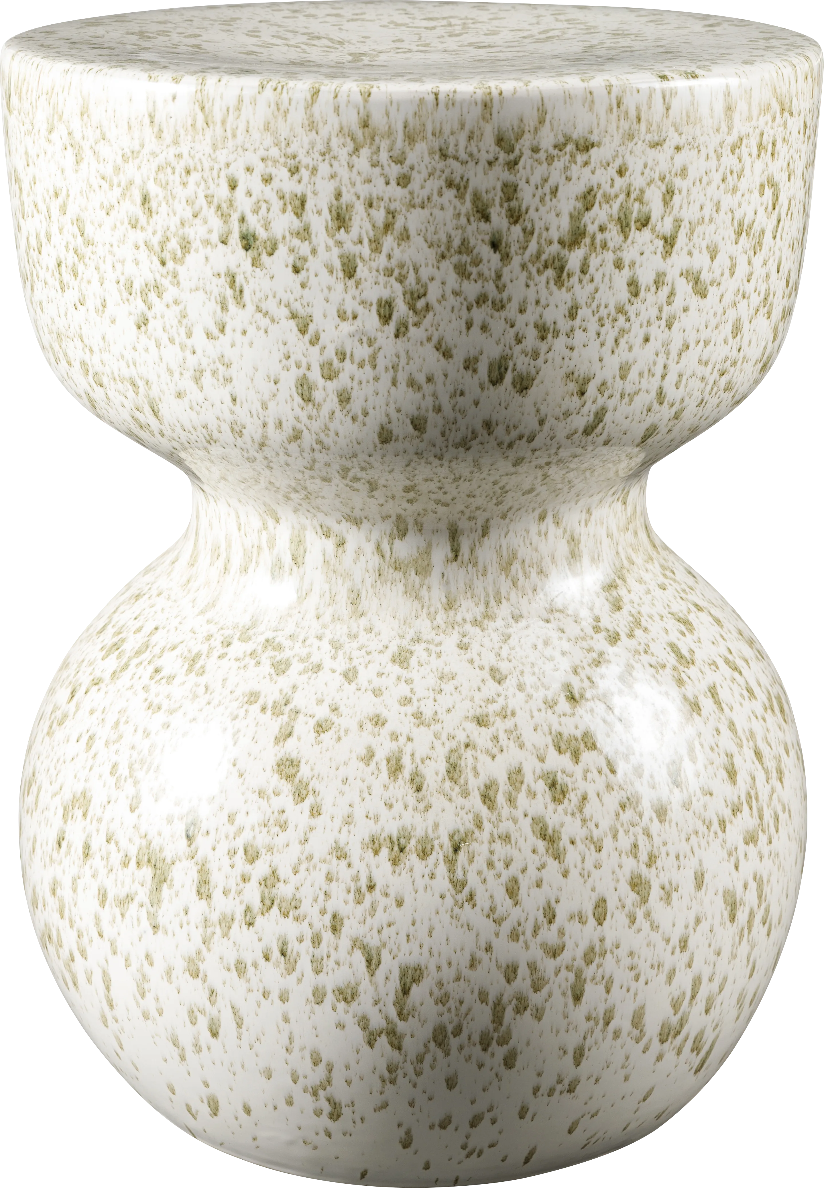 Outdoor Cenzy Cream Garden Stool - Thumbnail - Image 1