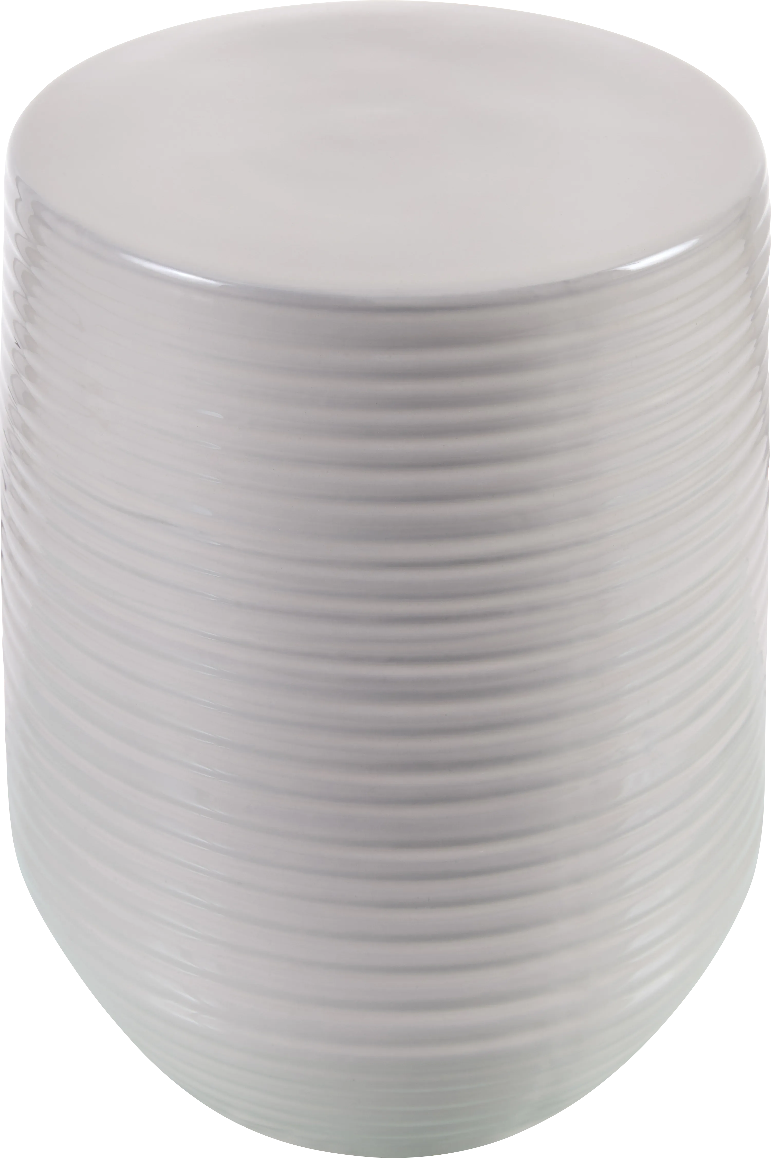 Outdoor Gisi White Garden Stool - Thumbnail - Image 1