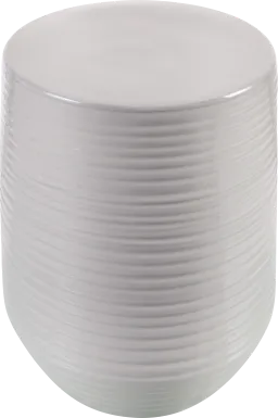 Outdoor Gisi White Garden Stool