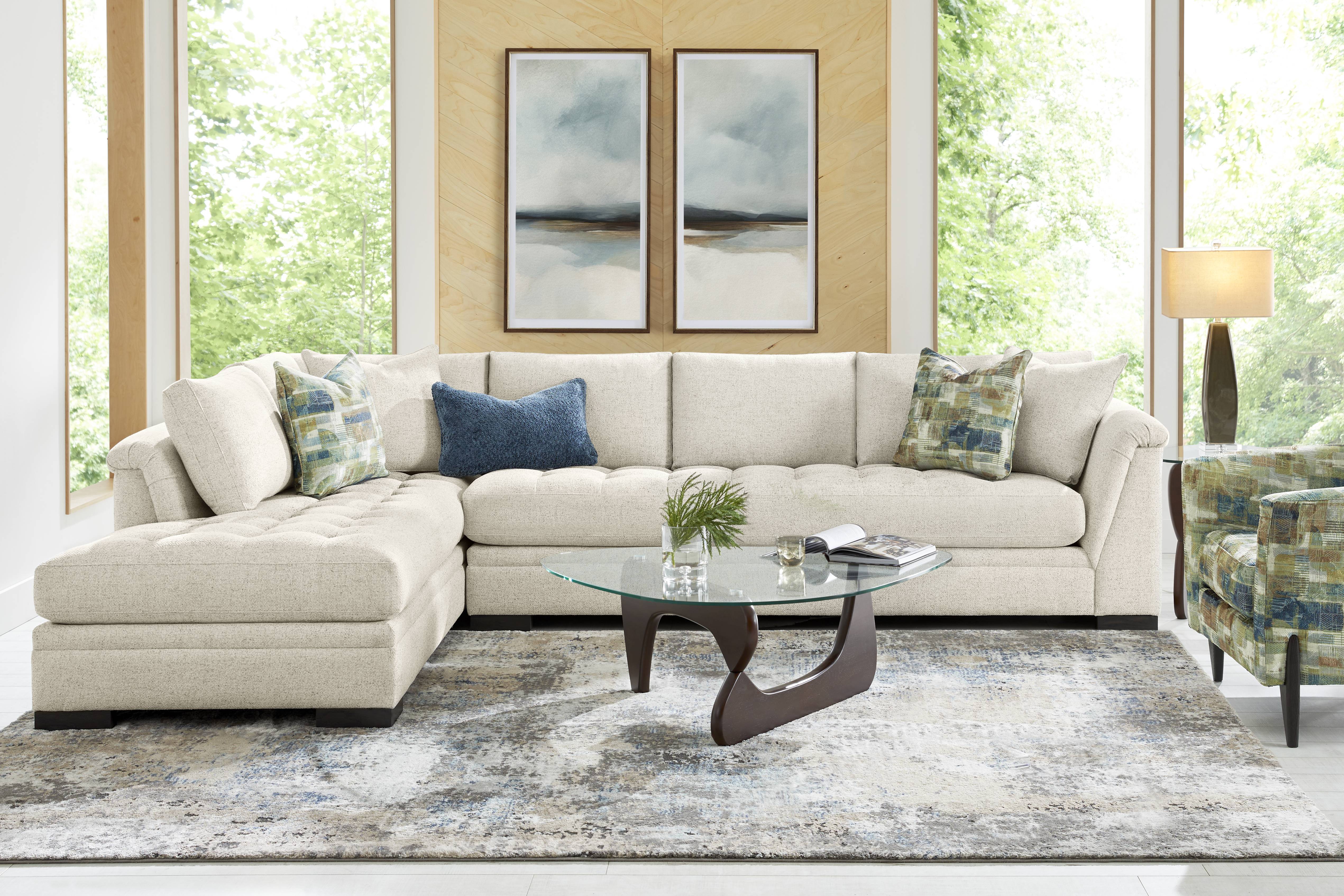 Harper Beige 2 Pc XL Sectional - Thumbnail - Image 2