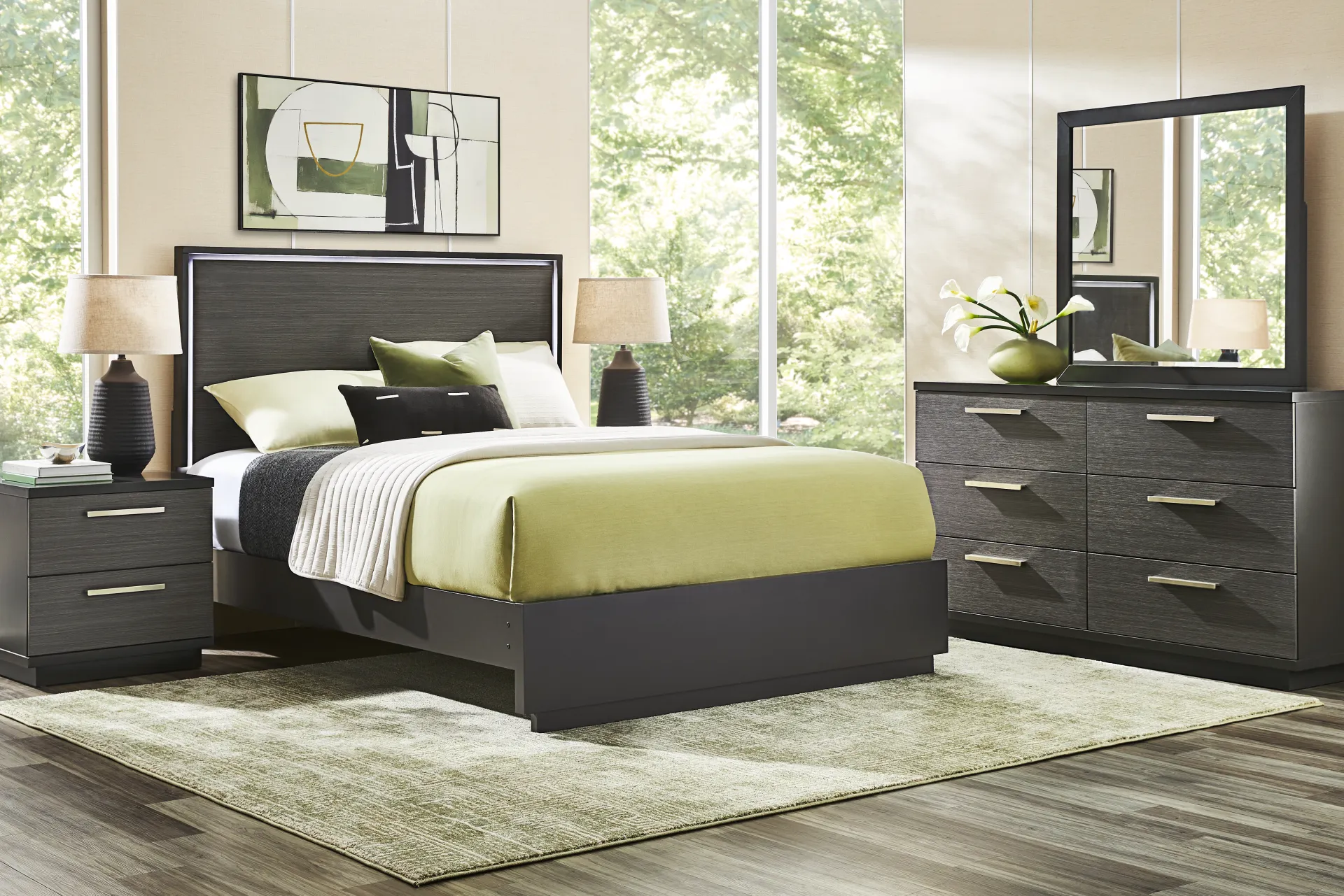 Silverchase Dark Brown Dresser - Image 2