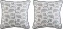 Lola Slate Blue Indoor/Outdoor Accent Pillow, Set of 2