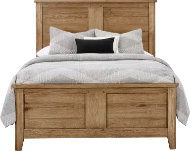 3 pc queen panel bed