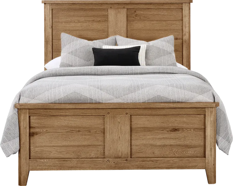 3 pc queen panel bed