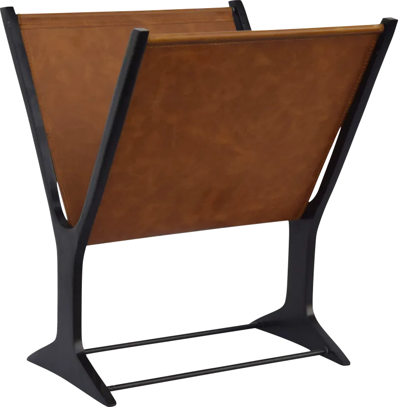 Malax Brown Magazine Holder