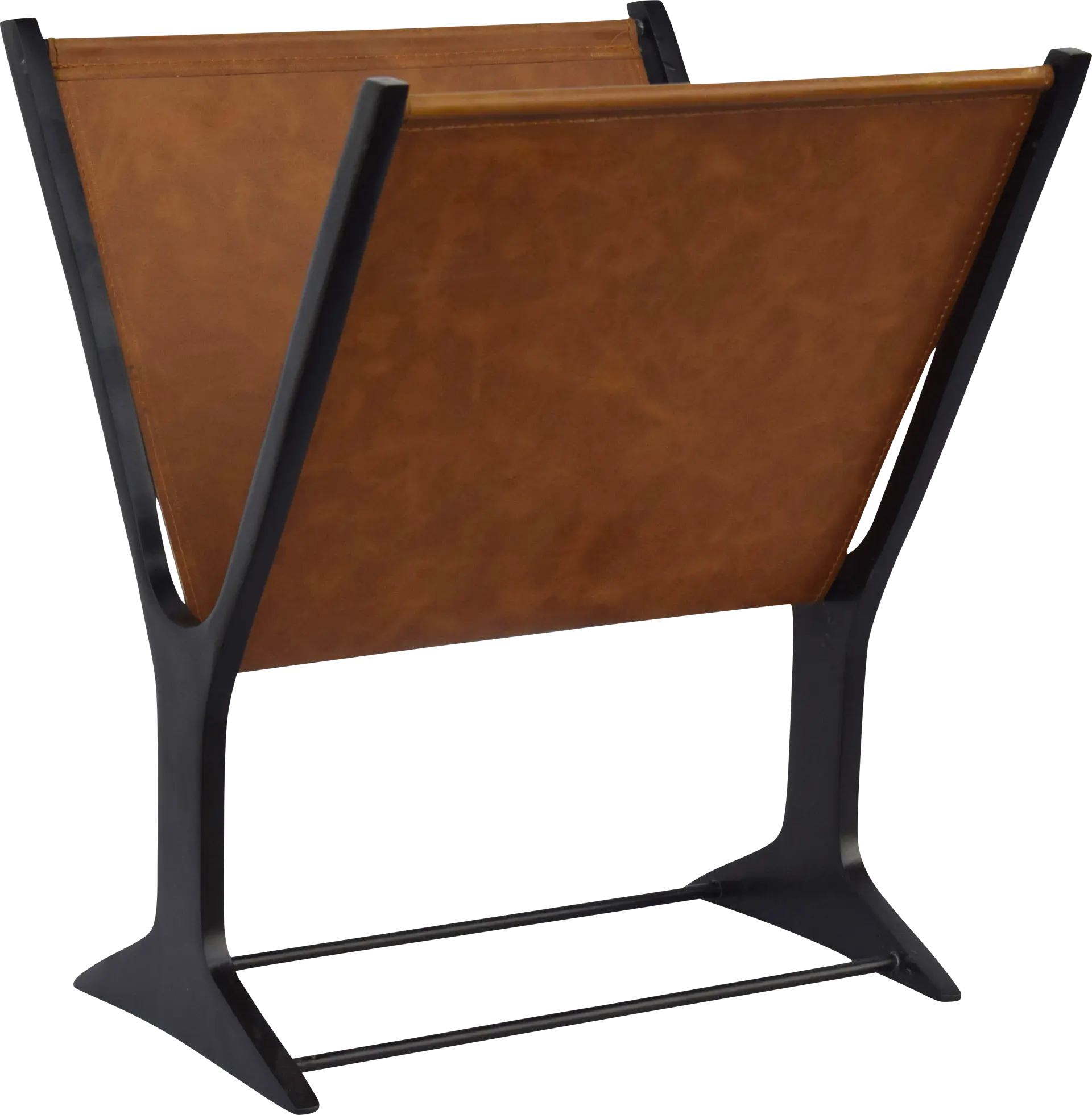Malax Brown Magazine Holder