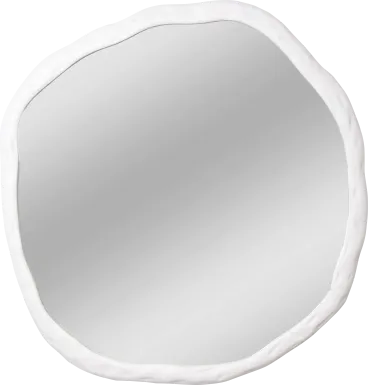 Ashtom White Large Mirror